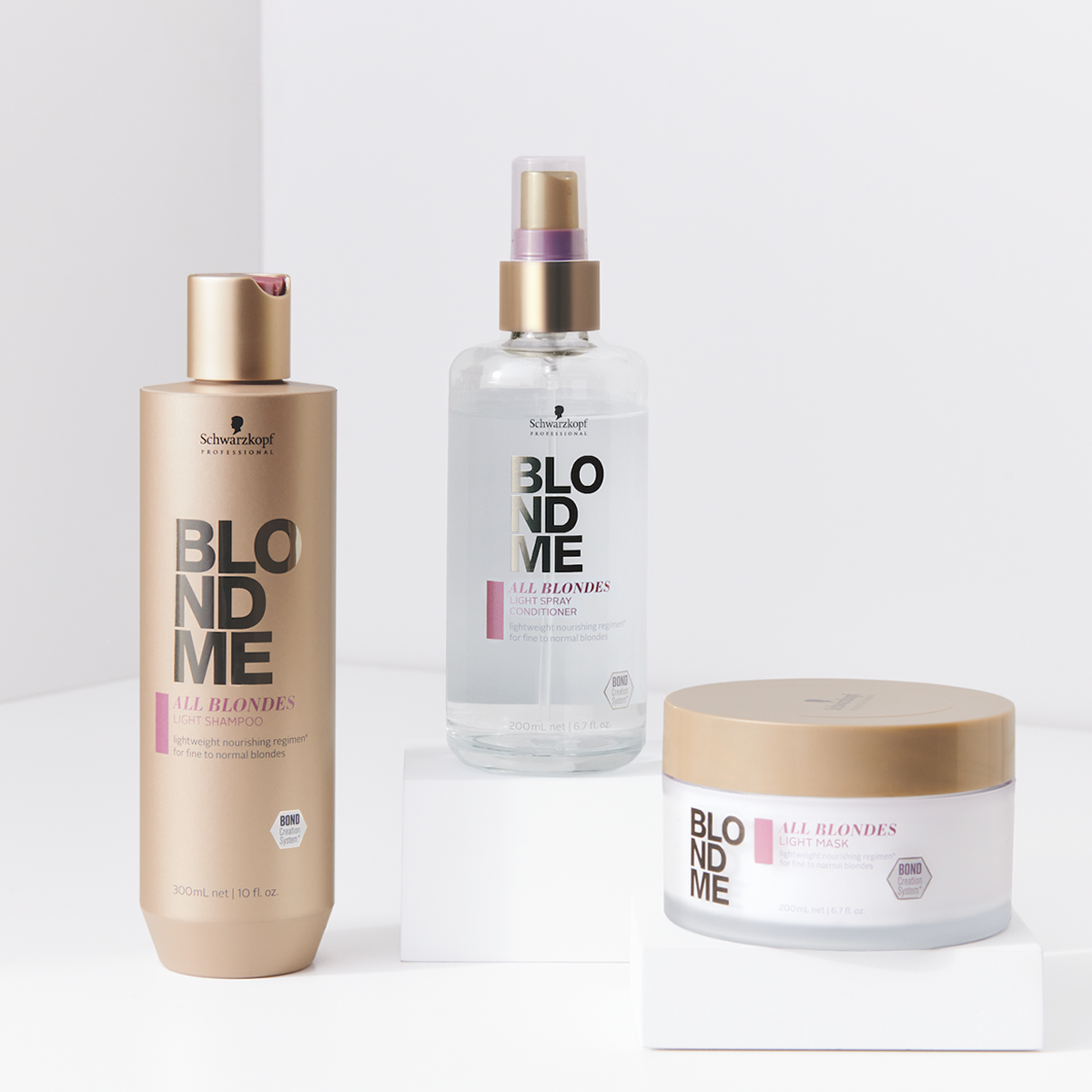 Shampoo ligero Blondme All Blondies 300 ml